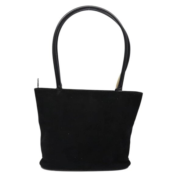 GUCCI Shoulder Bag Suede Black Gold Auth bs28638 - Picture 2 of 16